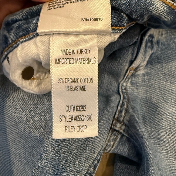 Agolde Riley Crop Jeans - Picture 6 of 7